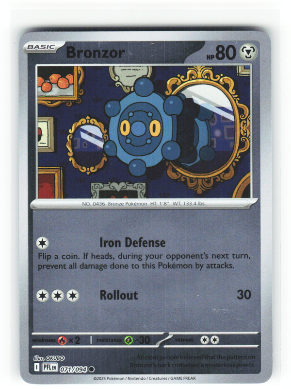 Bronzor 071/094 - Phantasmal Flames - NM (ID: 53134931448679) - front