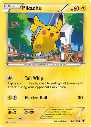 Pikachu 20/108 - Roaring Skies