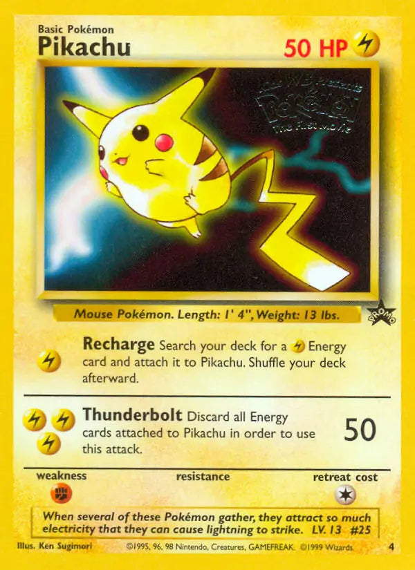 Pikachu 4 - WOTC Promo