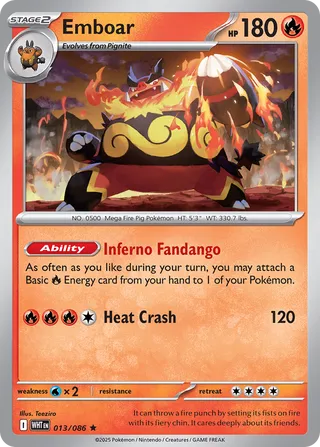 Emboar White Flare 013/086
