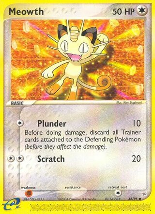 Meowth 42/95 - Team Magma vs Team Aqua