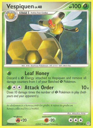 Vespiquen 39/130 - Diamond & Pearl Base