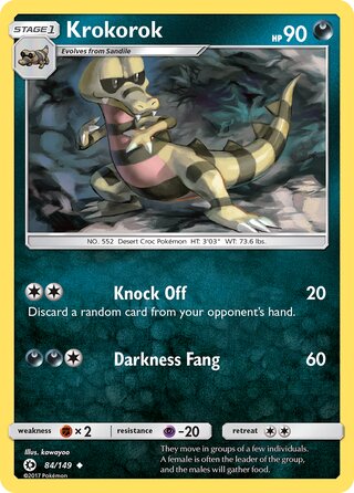 Krokorok 84/149 - Sun & Moon Base