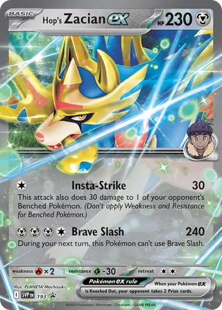 Hop's Zacian ex 193 - Scarlet & Violet Promos