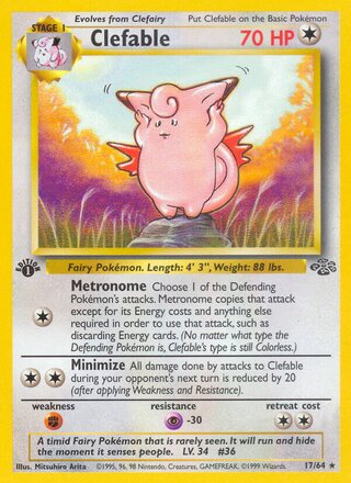 Clefable 17/64 - Jungle