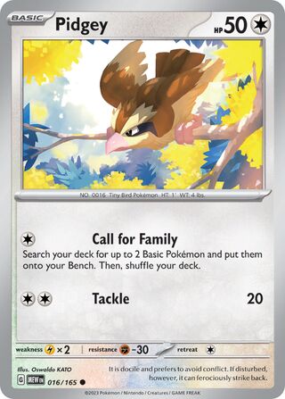 Pidgey 016/165 - Scarlet & Violet 151