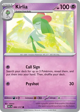 Kirlia 088/217 - Ascended Heroes