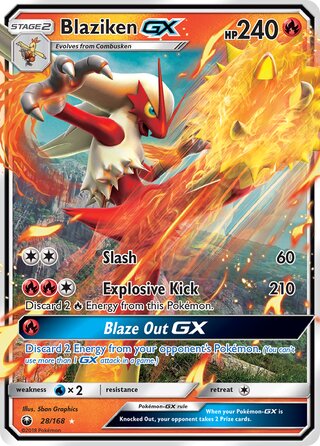 Blaziken-GX 28/168 - Celestial Storm