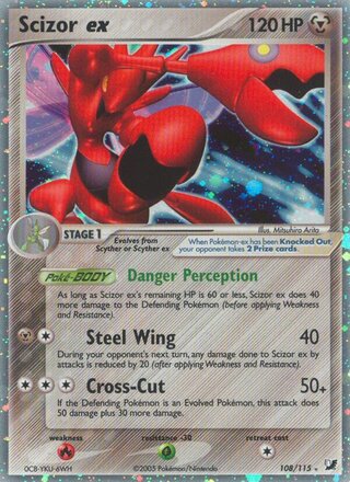 Scizor ex 108/115 - Unseen Forces
