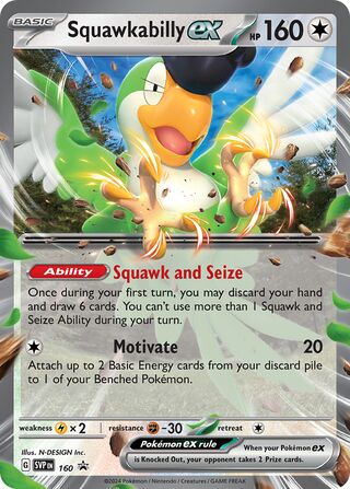 Squawkabilly ex 160 - Scarlet & Violet Promos