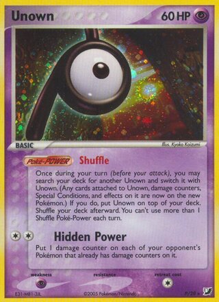 Unown P/28 - Unseen Forces