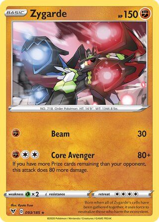 Zygarde 093/185 - Vivid Voltage