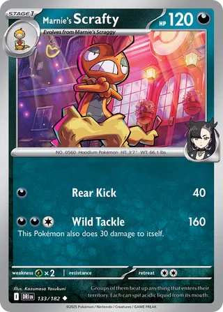 Marnie's Scrafty 133/182 - Destined Rivals