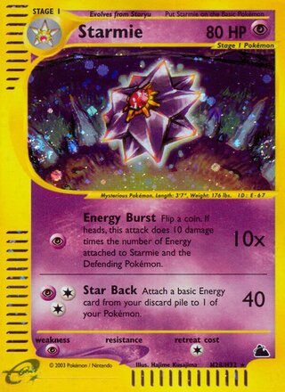 Starmie H28/H32 - Skyridge