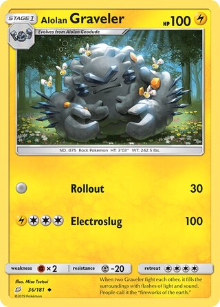 Alolan Graveler 36/181 - Team Up