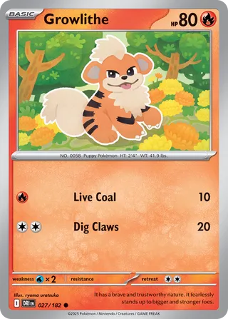 Growlithe 027/182 - Destined Rivals