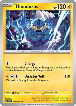 Thundurus 033/086 - Black Bolt