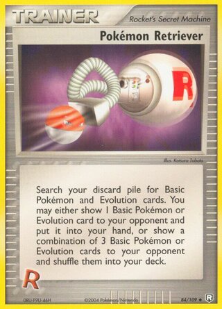 Pokémon Retriever 84/109 - Team Rocket Returns