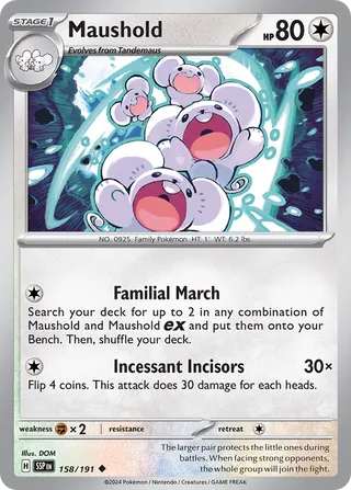 Maushold 158/191 - Surging Sparks