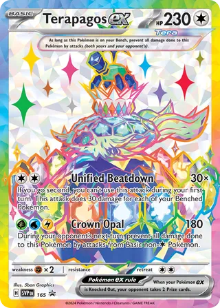 Terapagos ex 165 - Scarlet & Violet Promos