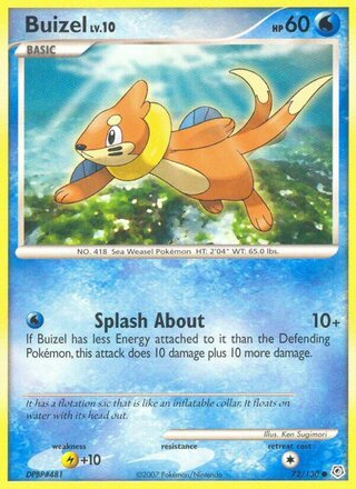 Buizel 72/130 - Diamond & Pearl Base