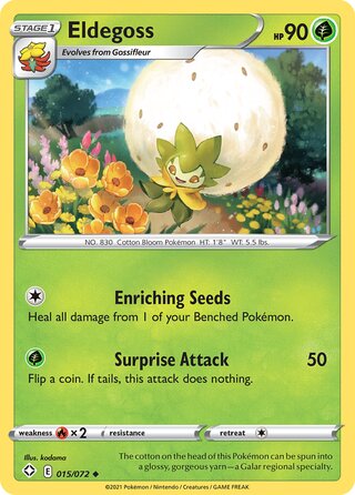 Eldegoss 015/072 - Shining Fates