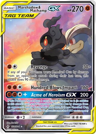 Marshadow & Machamp-GX 199/214 - Unbroken Bonds