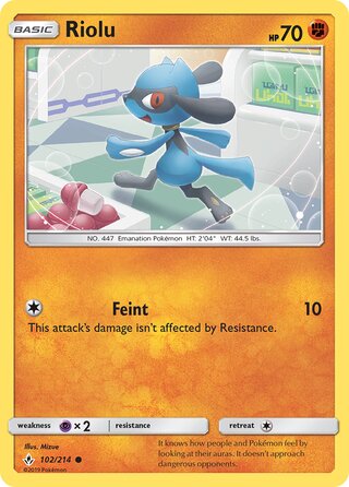 Riolu 102/214 - Unbroken Bonds