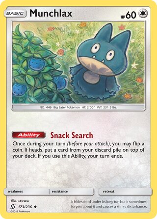Munchlax 173/236 - Unified Minds