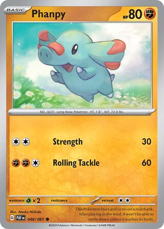 Phanpy 048/091 - Paldean Fates