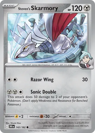 Steven's Skarmory 142/182 - Destined Rivals