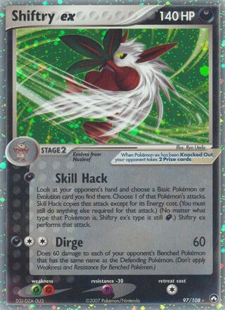 Shiftry ex 97/108 - Power Keepers