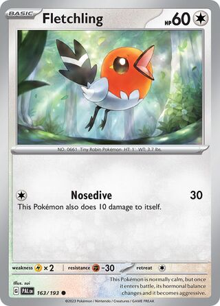 Fletchling 163/193 - Paldea Evolved