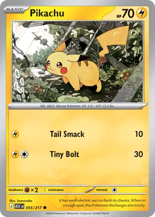 Pikachu 055/217 - Ascended Heroes