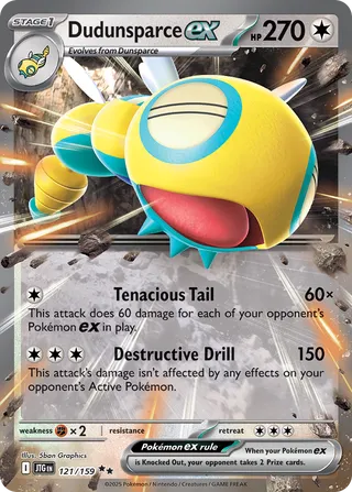 Dudunsparce ex 121/159 - Journey Together