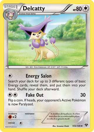 Delcatty 105/146 - XY Base