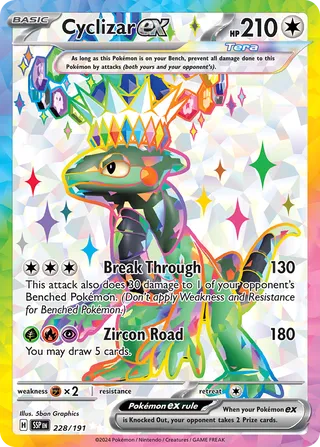 Cyclizar ex 228/191 - Surging Sparks
