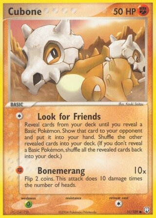 Cubone 51/109 - Team Rocket Returns