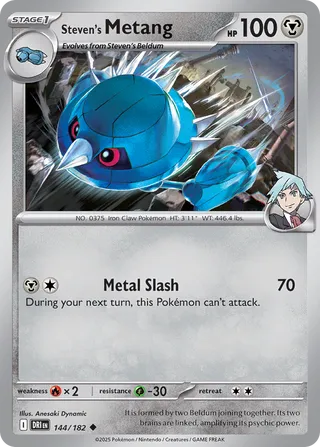 Steven's Metang 144/182 - Destined Rivals