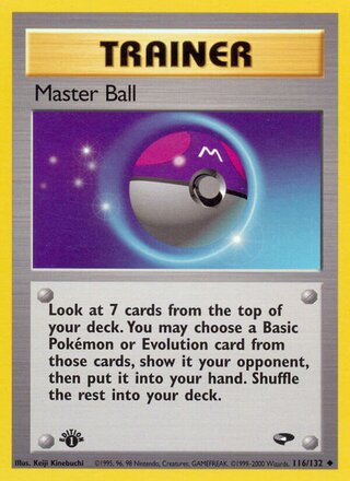 Master Ball 116/132 - Gym Heroes