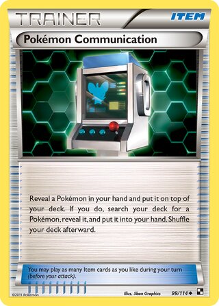 Pokémon Communication 99/114 - Bllack & White Base