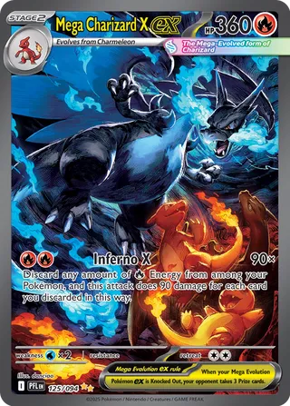 Mega Charizard X ex 125/094 - Phantasmal Flames