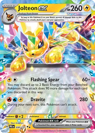 Jolteon ex 030/131 - Prismatic Evolutions