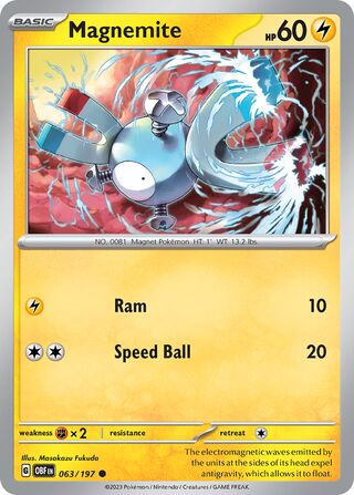 Magnemite 063/197 - Obsidian Flames