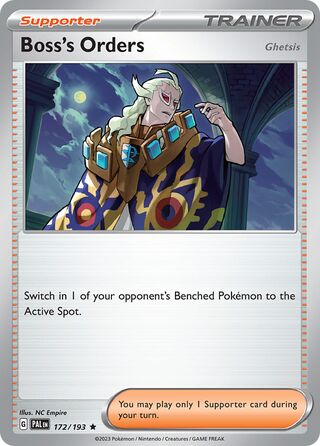 Boss's Orders 172/193 - Paldea Evolved