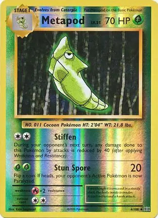 Metapod 4/108 - Evolutions