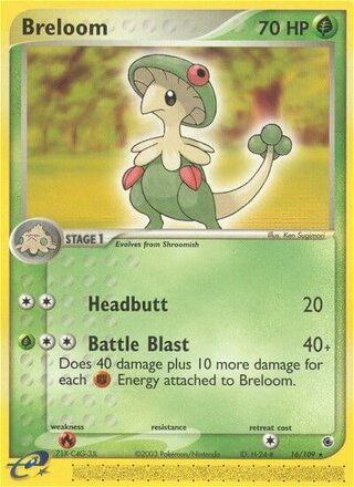 Breloom 16/109 - Ruby & Sapphire