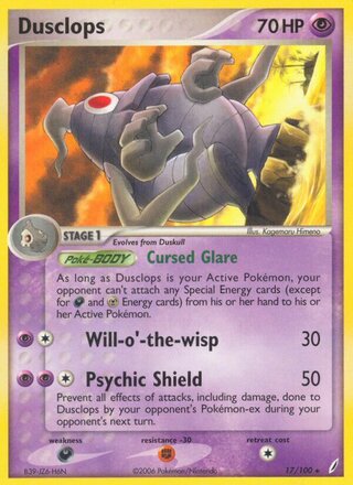 Dusclops 17/100 - Crystal Guardians