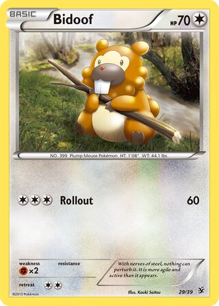 Bidoof 29/39 - XY Starter Set