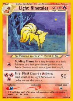 Light Ninetales 50/105 - Neo Destiny